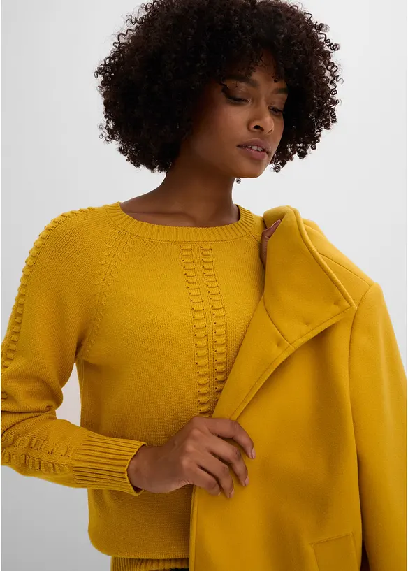 Maglione con maniche a pipistrello e percentuale di viscosa, bonprix