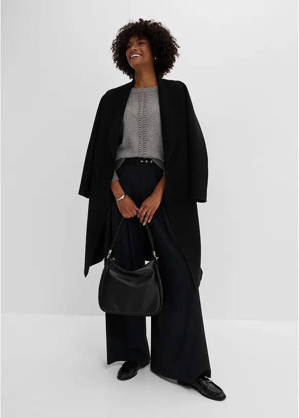 Maglione con maniche a pipistrello e percentuale di viscosa, bonprix