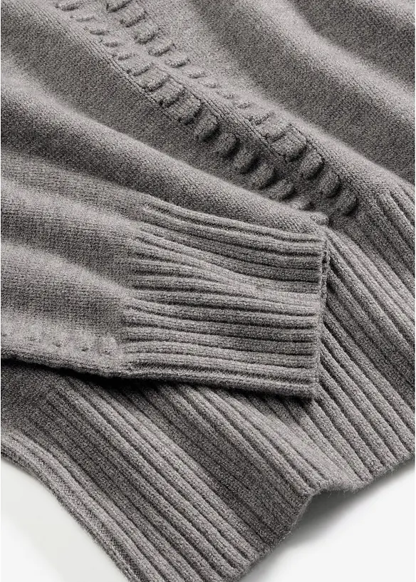 Maglione con maniche a pipistrello e percentuale di viscosa, bonprix