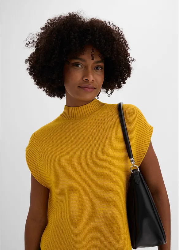 Gilet in maglia con viscosa, bonprix