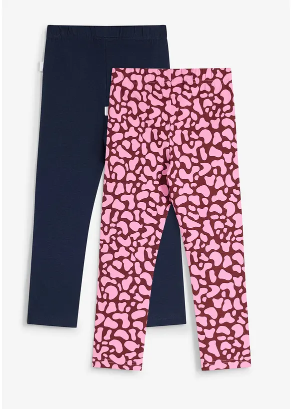 Leggings Lurchi in misto cotone biologico elasticizzato (pacco da 2), Lurchi