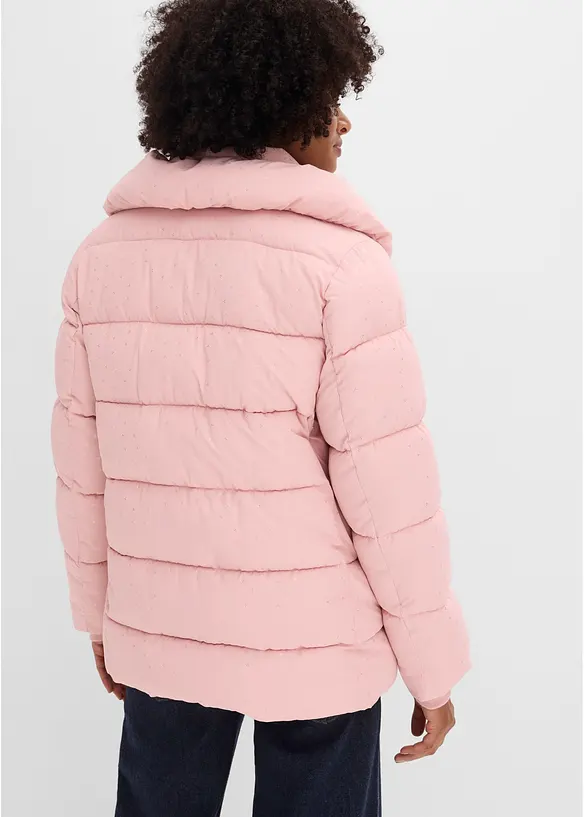 Giacca trapuntata in fantasia glitterata, bonprix