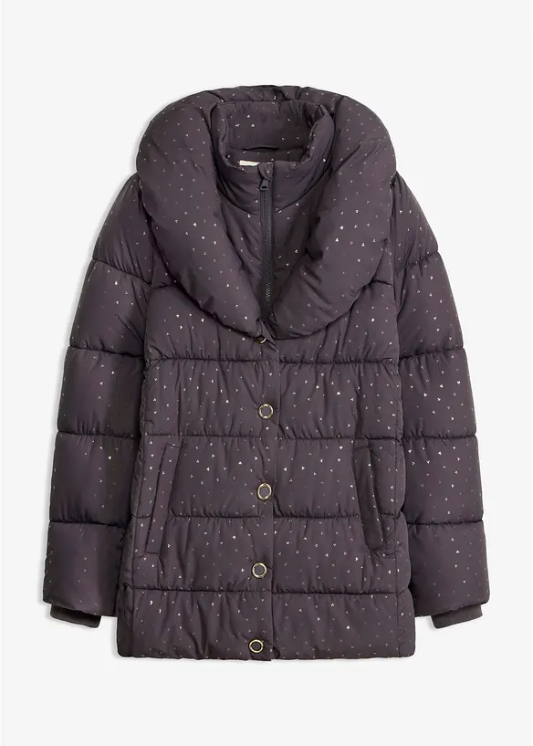 Giacca trapuntata in fantasia glitterata, bonprix