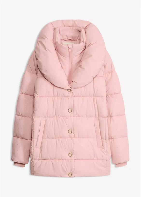 Giacca trapuntata in fantasia glitterata, bonprix