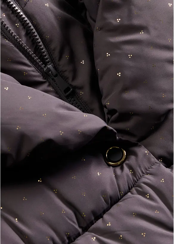 Giacca trapuntata in fantasia glitterata, bonprix
