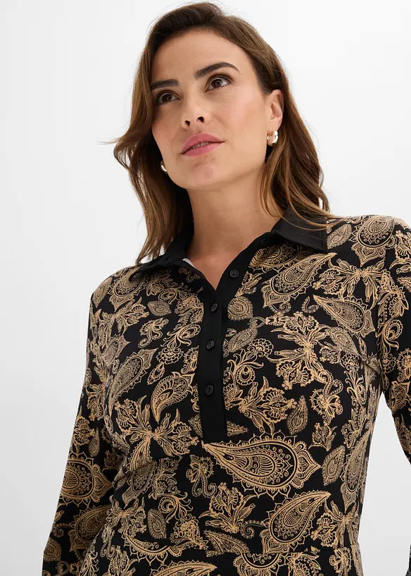 Abito di jersey con fantasia paisley, bonprix