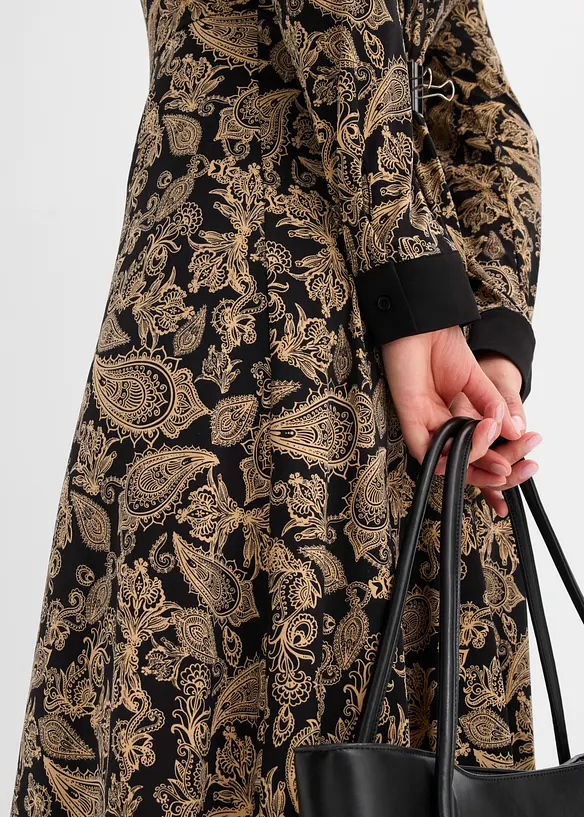 Abito di jersey con fantasia paisley, bonprix