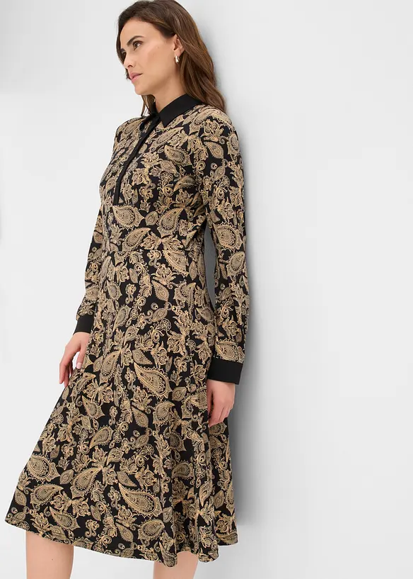 Abito di jersey con fantasia paisley, bonprix
