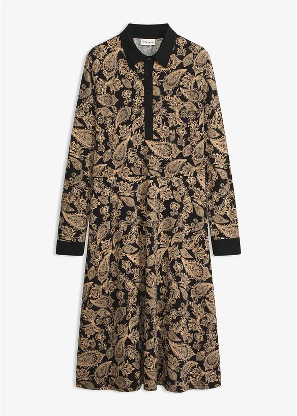 Abito di jersey con fantasia paisley, bonprix