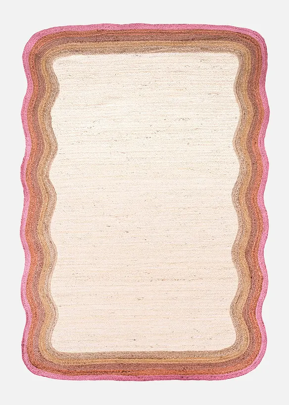 Tappeto kilim dal bordo ondulato, bonprix