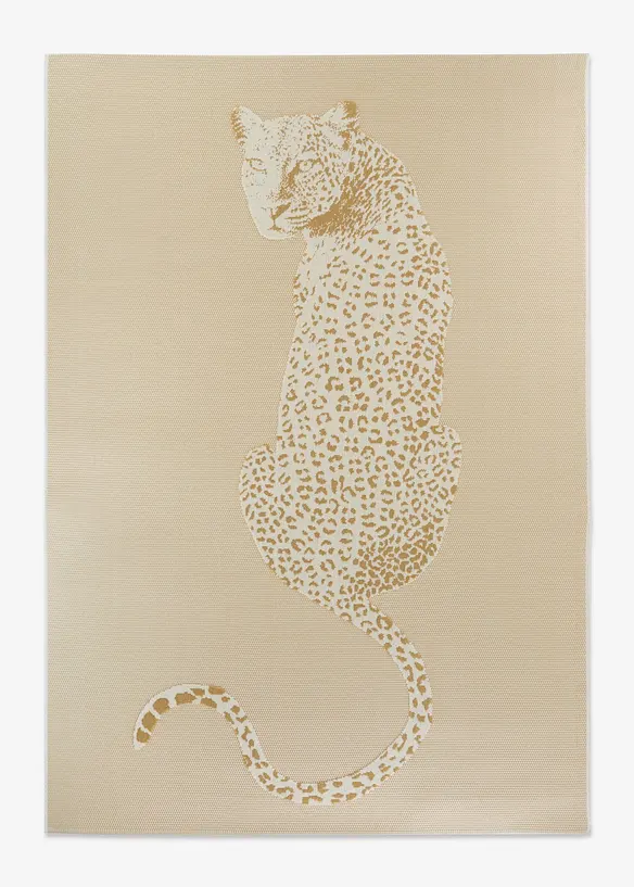 Tappeto da interno ed esterno con leopardo, bonprix