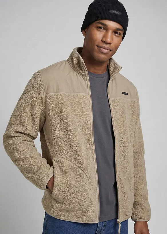Giacca JJ REBEL in pile teddy, JJ REBEL