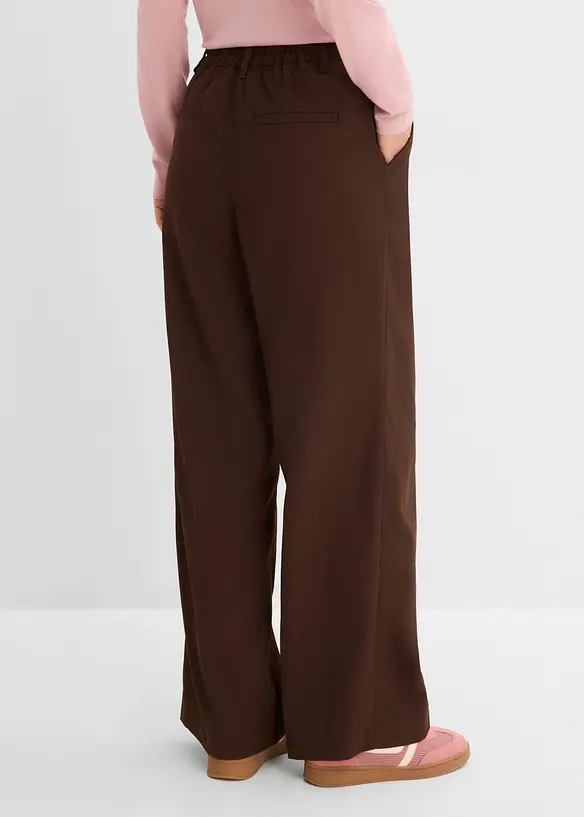 Pantaloni larghi con elastico in vita, bonprix