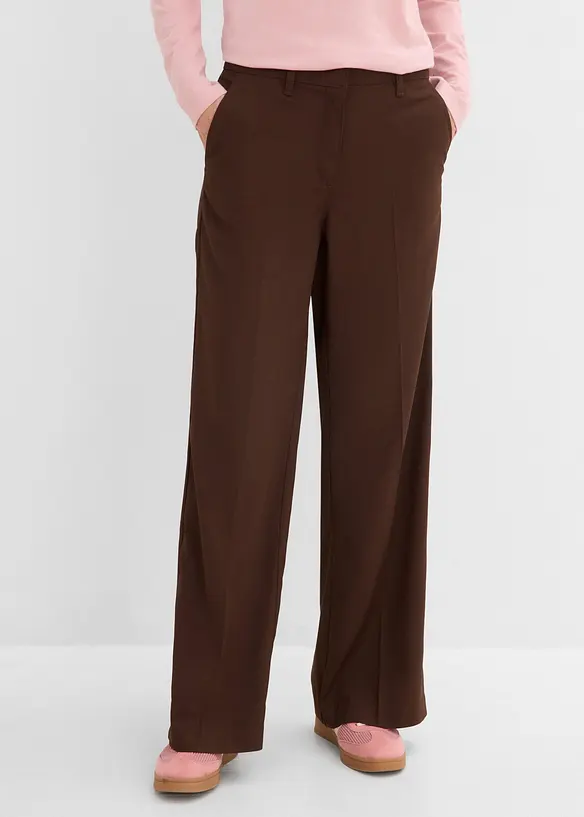 Pantaloni larghi con elastico in vita, bonprix