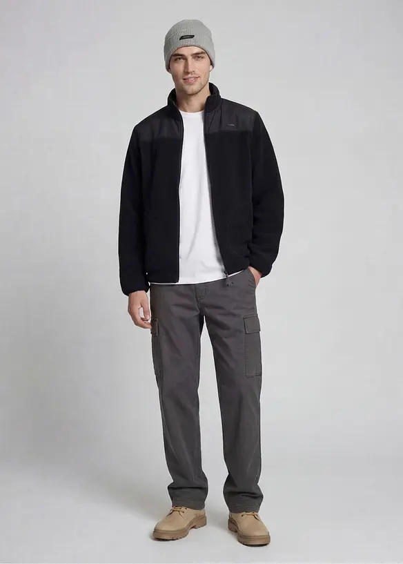 Giacca JJ REBEL in pile teddy, JJ REBEL