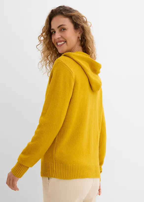 Cardigan con cappuccio, bonprix