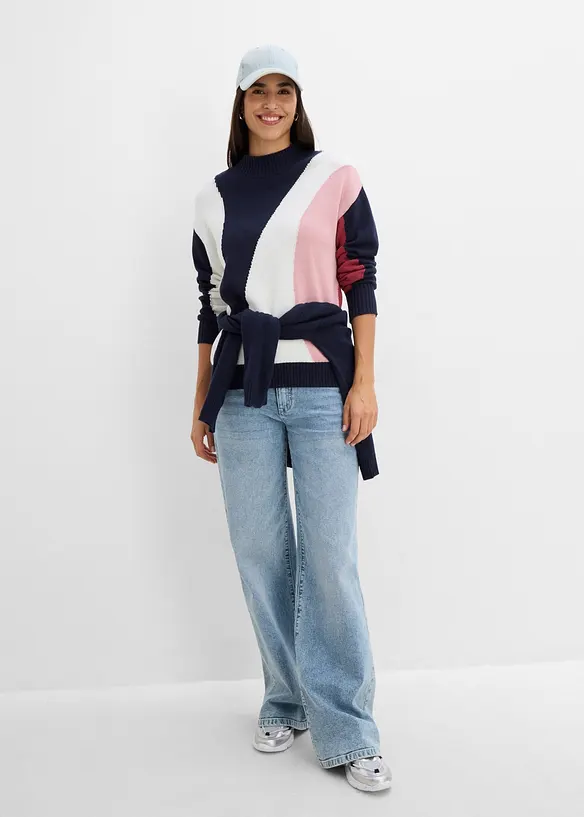 Maglione in misto cotone, bonprix