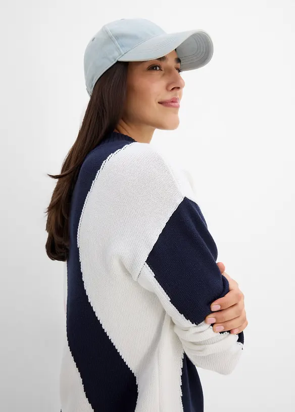 Maglione in misto cotone, bonprix