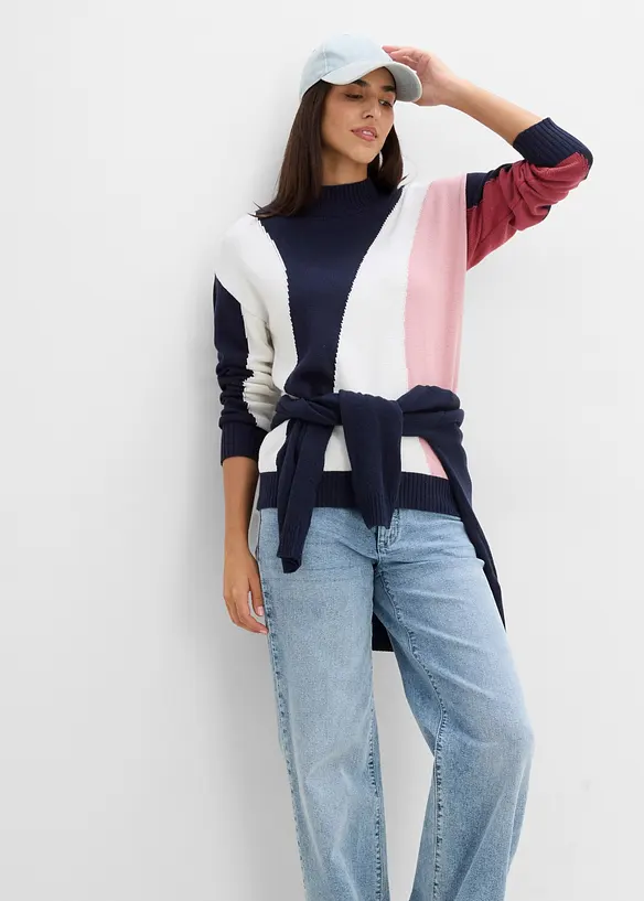 Maglione in misto cotone, bonprix