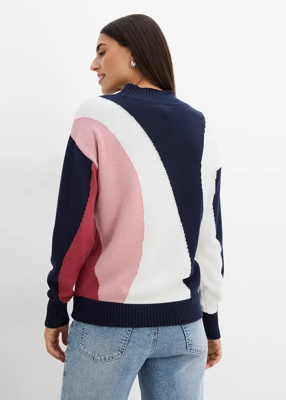 Maglione in misto cotone, bonprix