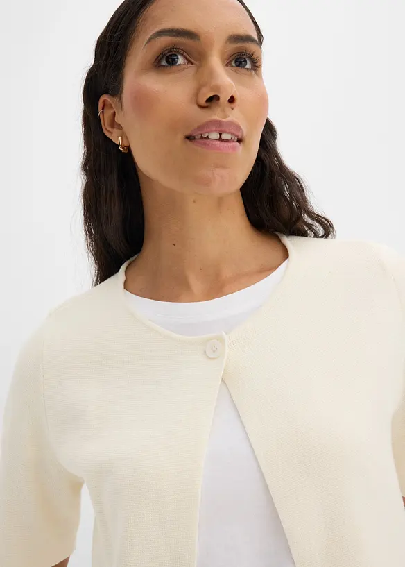 Cardigan in misto cotone, bonprix
