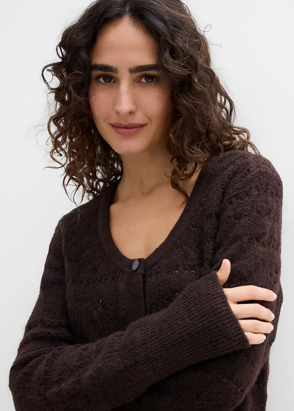 Cardigan traforato, bonprix