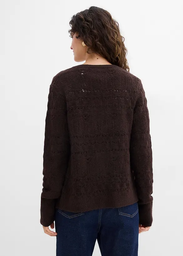 Cardigan traforato, bonprix
