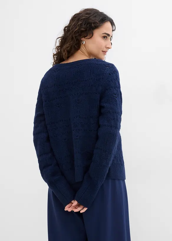 Cardigan traforato, bonprix