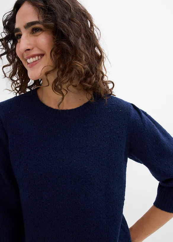 Maglione traforato, bonprix