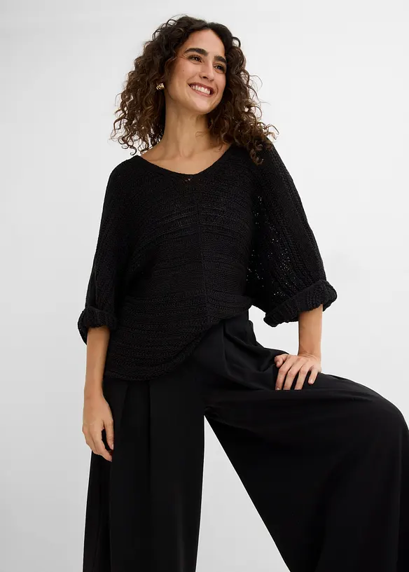 Pantaloni con elastico in vita, bonprix