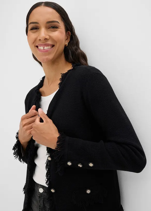 Cardigan in boucl&eacute;, bonprix