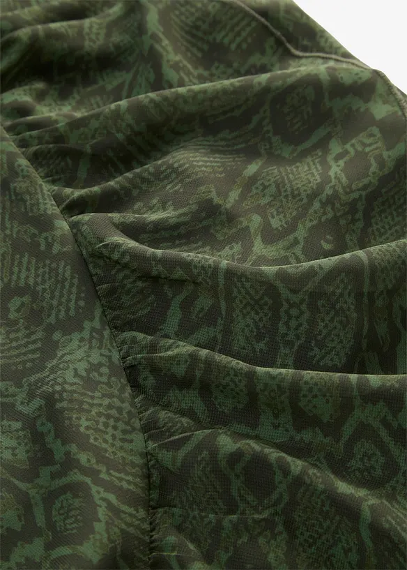 Gonna di chiffon con effetto incrociato, bonprix