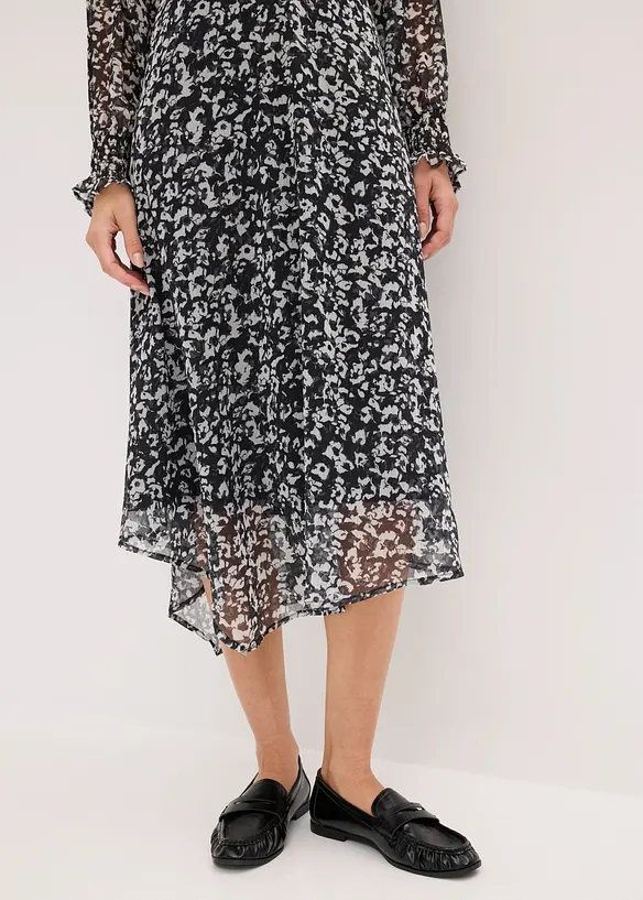 Abito midi con orlo asimmetrico, bonprix