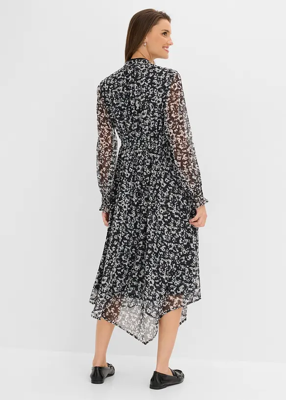 Abito midi con orlo asimmetrico, bonprix
