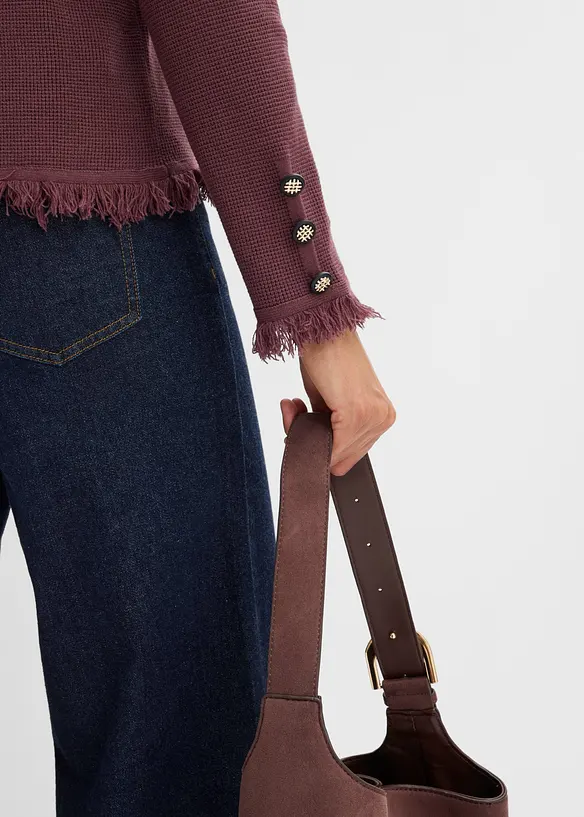 Cardigan in boucl&eacute;, bonprix