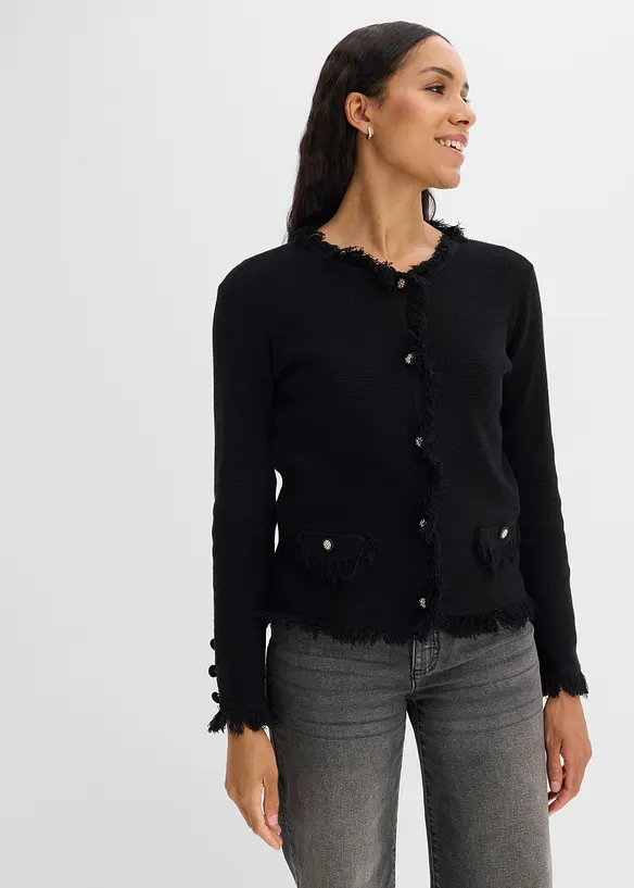 Cardigan in boucl&eacute;, bonprix