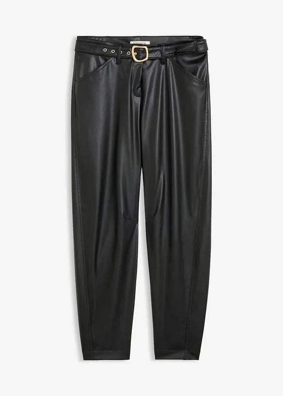 Pantaloni in similpelle, bonprix
