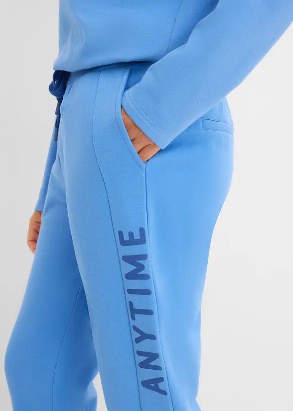 Pantaloni da jogging in misto cotone biologico elasticizzato, bonprix
