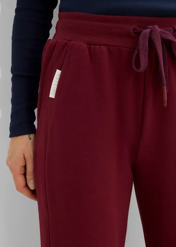 Pantaloni da jogging in misto cotone biologico elasticizzato, bonprix
