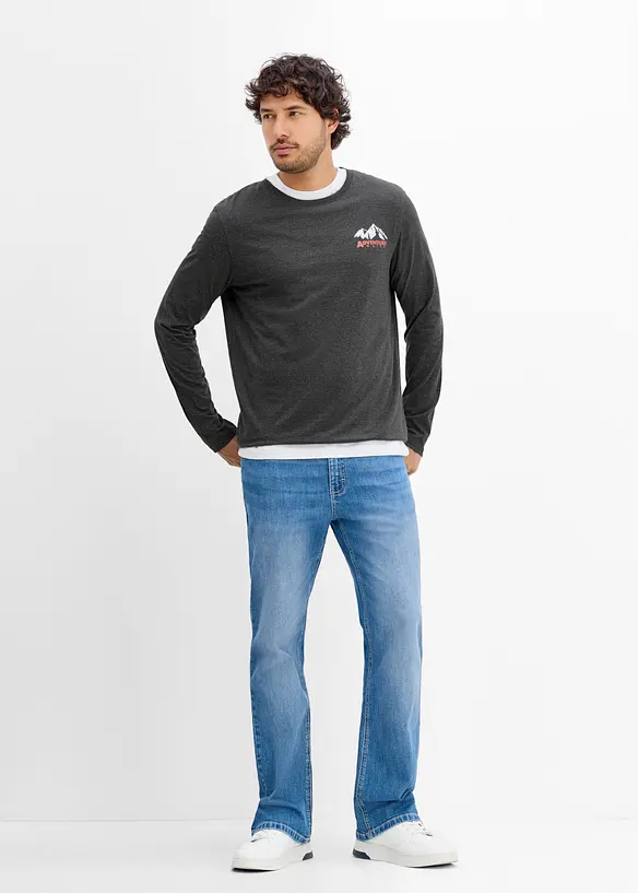 Maglia a maniche lunghe (pacco da 2), bonprix