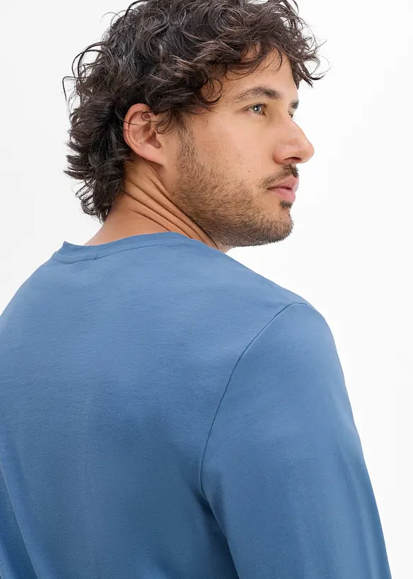 Maglia a maniche lunghe in puro cotone biologico, bonprix