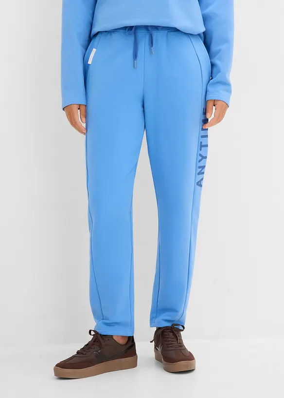 Pantaloni da jogging in misto cotone biologico elasticizzato, bonprix