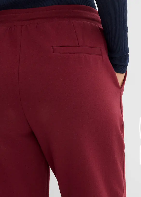Pantaloni da jogging in misto cotone biologico elasticizzato, bonprix