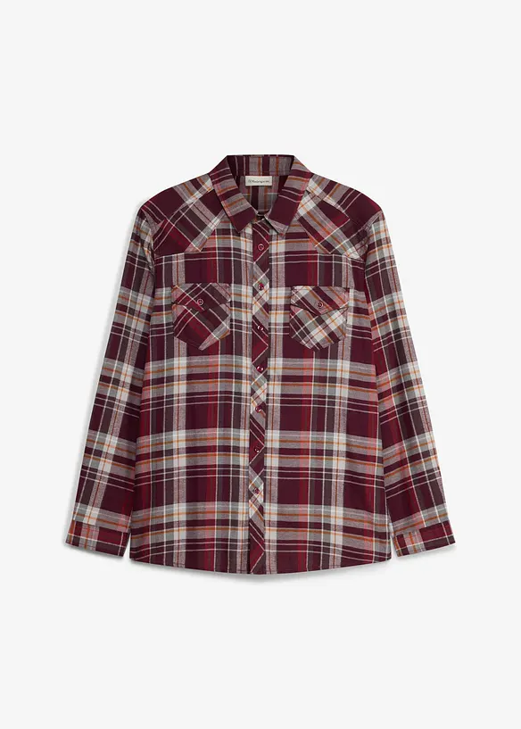 Camicia di flanella in puro cotone, bonprix