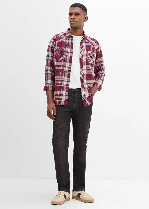 Jeans regular fit straight con vita elasticizzata, bonprix