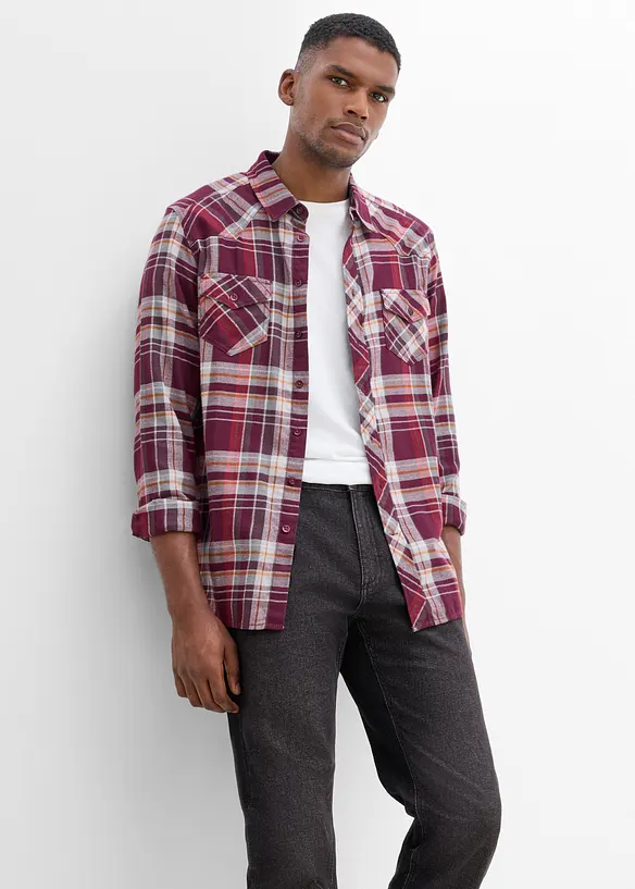 Jeans regular fit straight con vita elasticizzata, bonprix