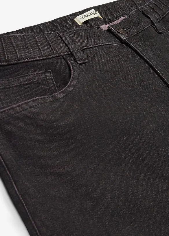 Jeans regular fit straight con vita elasticizzata, bonprix
