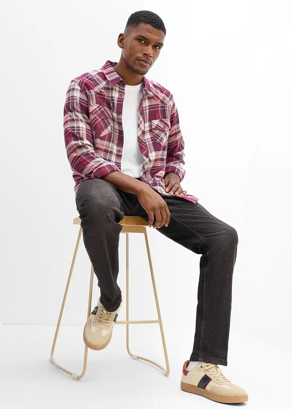 Jeans regular fit straight con vita elasticizzata, bonprix
