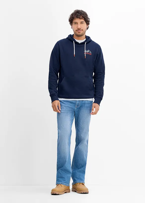 Felpa regular fit con cappuccio, bonprix
