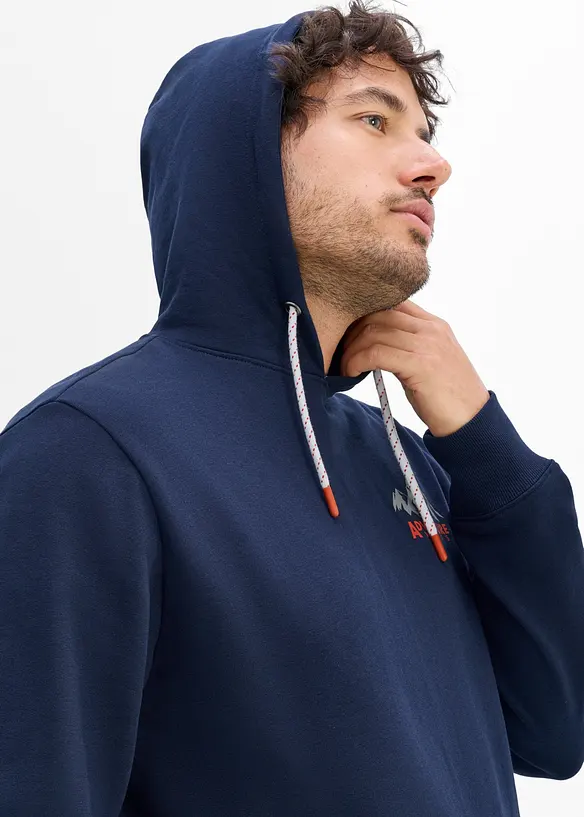 Felpa regular fit con cappuccio, bonprix